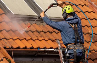 Démoussage et hydrofuge de toiture à Belvédère